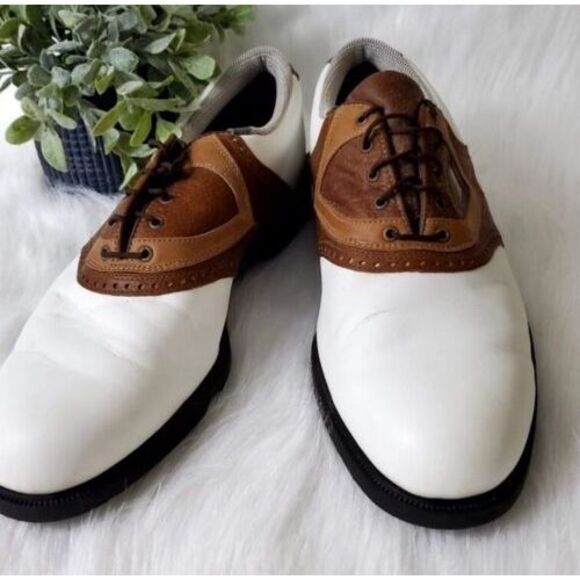 Footjoy Gel Fusion Golf Shoes Size 12 Opti-Flex IntelliTemp White Outdoor Mens - Picture 4 of 13